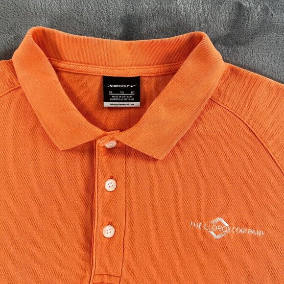 Nike Golf Vintage Polo Men XL The Clorox Company Employee Work Uniform Team - Picture 3 of 16